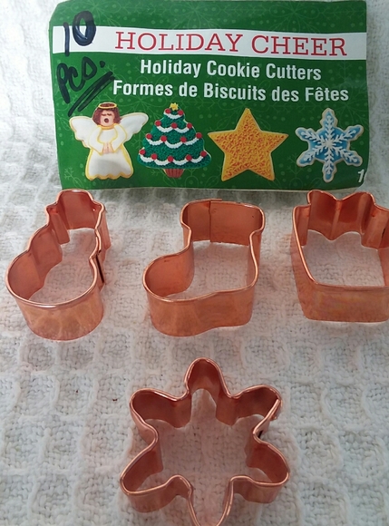 Holiday Cheer 10 Pc. Holiday Cookie Cutters - Picture 1 of 6